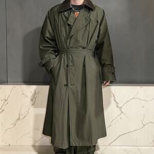 Vintage 90s TOWNE from LONDON FOG trench coat Green Sz 42 REG
